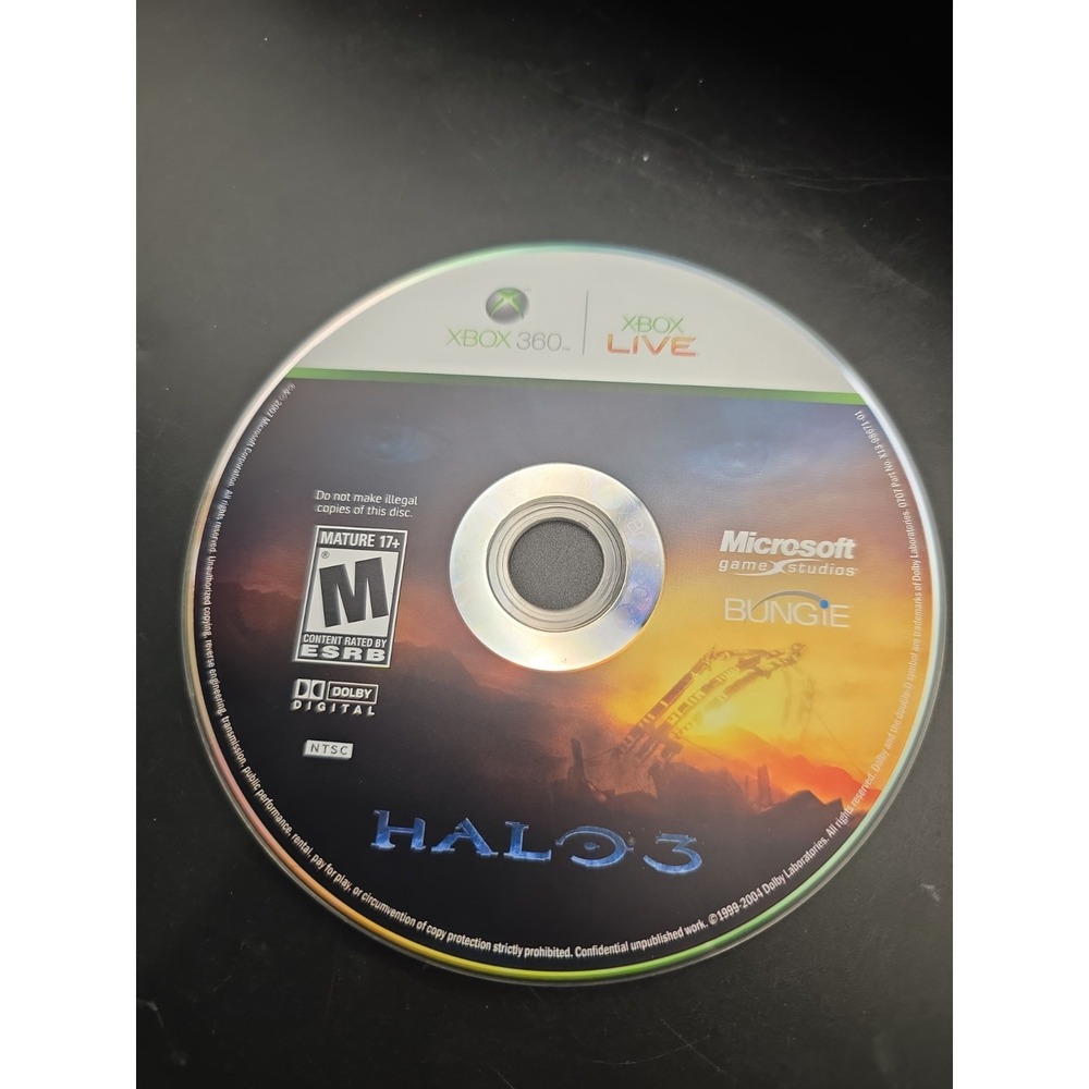 Halo 3 Xbox 360 Disc Only